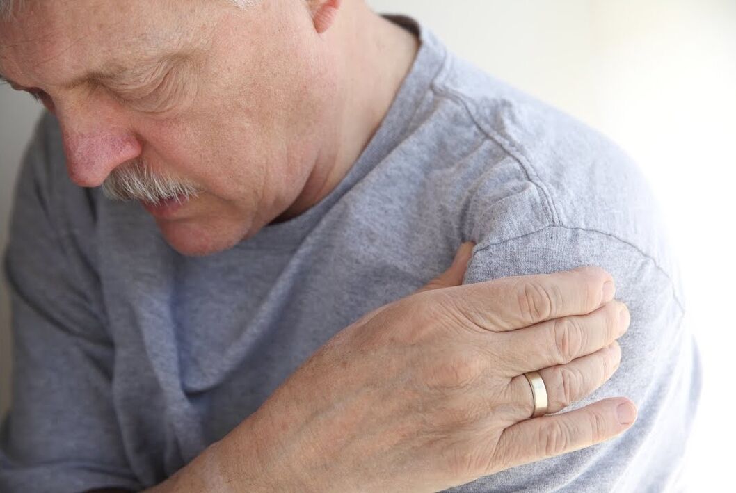 Shoulder pain due to arthritis