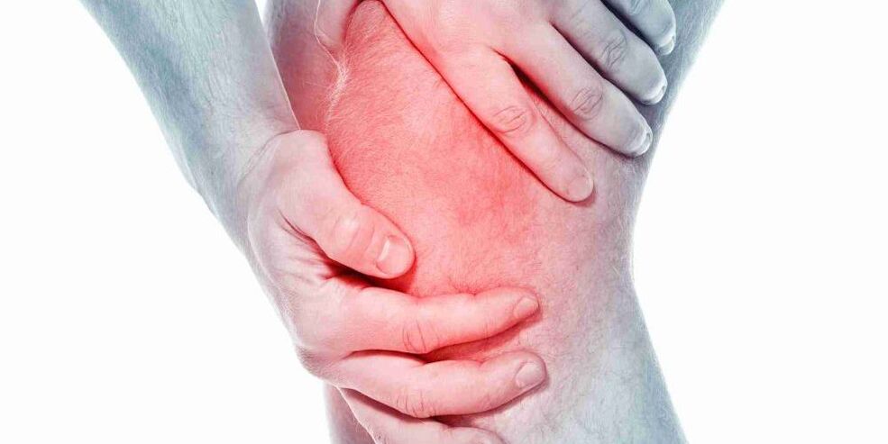 Pain bent or straight to the knee is a symptom of knee joint arthrosis