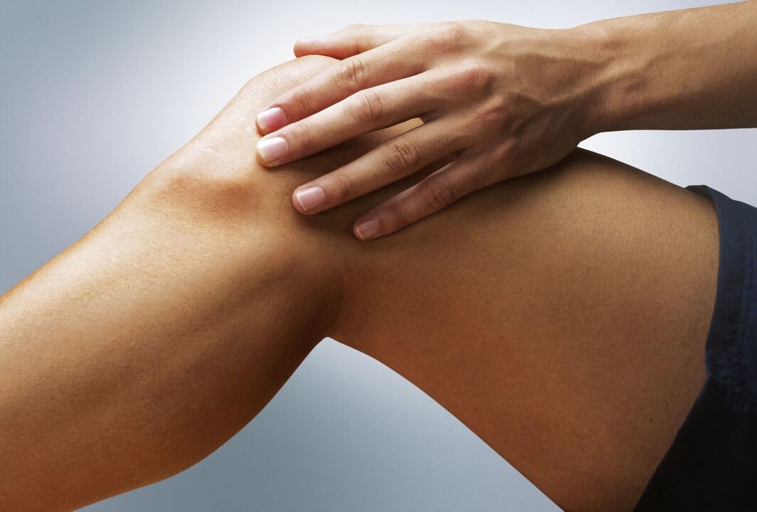Knee pain due to arthrosis