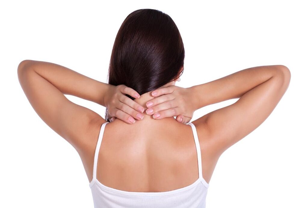 Neck pain due to osteochondrosis